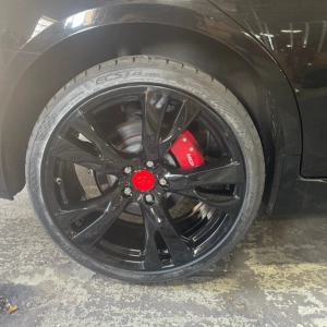 customers picture of their powder coated wheel